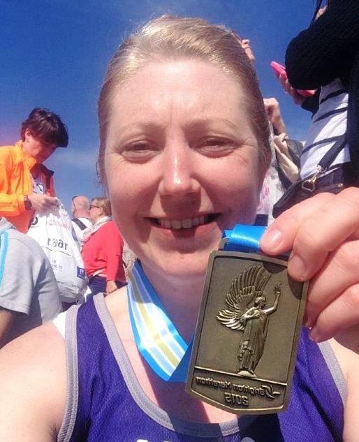 Tired but still smiling